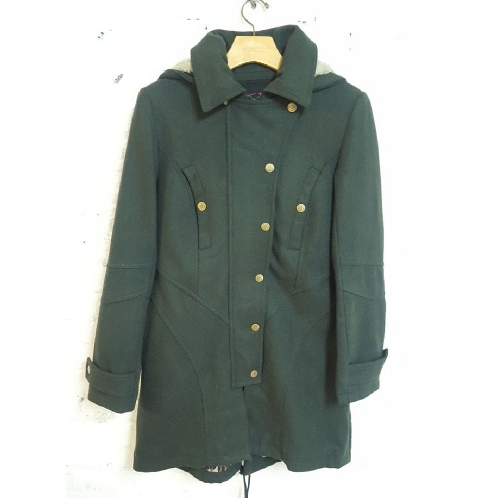 Betsy Johnson Wool Parka